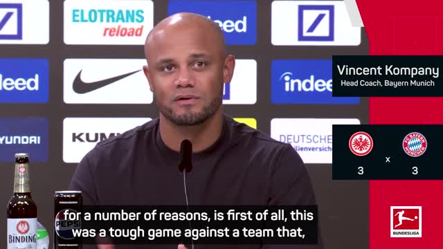 Thumbnail for article: Kompany ondanks puntverlies zeer positief: 'Dat is waar ik naar kijk als trainer'