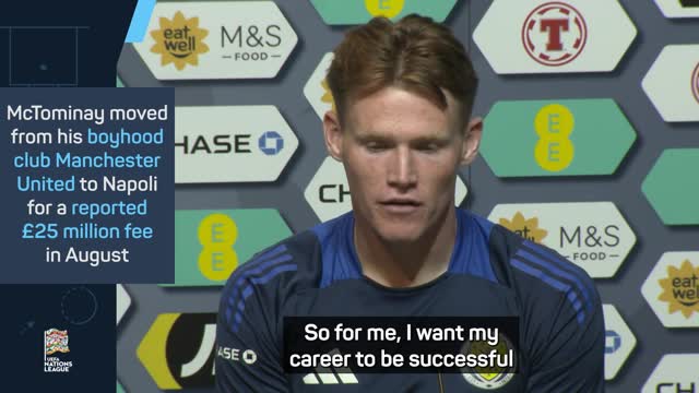 McTominay vond het lastig om United te verlaten: 'Het was een lastige beslissing'