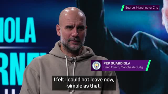 Guardiola geeft signaal af: 'Ook dan blijf ik bij Manchester City'